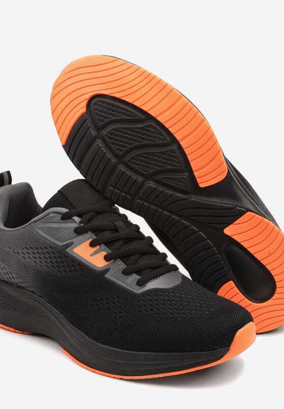 Pantofi sport Gri cu portocaliu 3