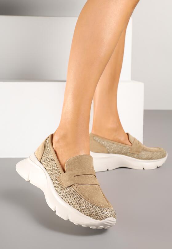 Pantofi casual Bej închis 2