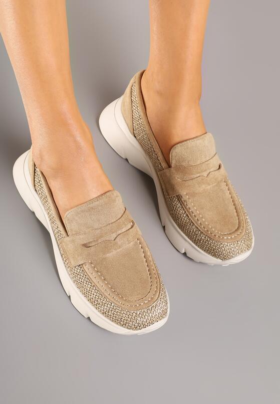 Pantofi casual Bej închis 3