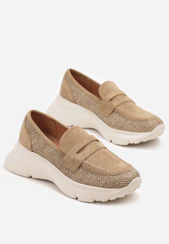 Pantofi casual Bej închis 5