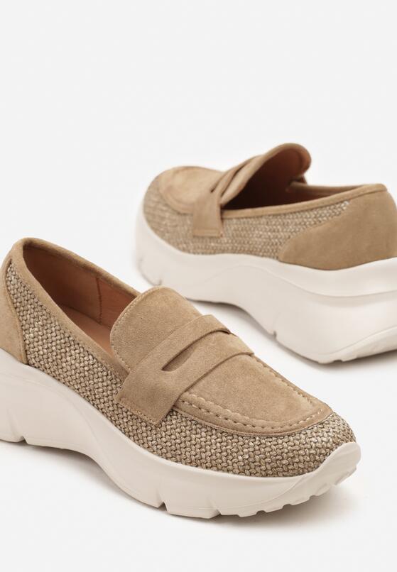 Pantofi casual Bej închis 6
