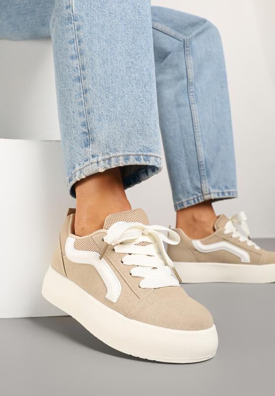 Sneakers Bej închis 2