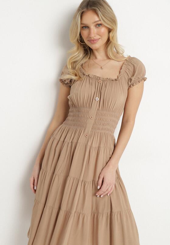 Rochie Bej închis 4