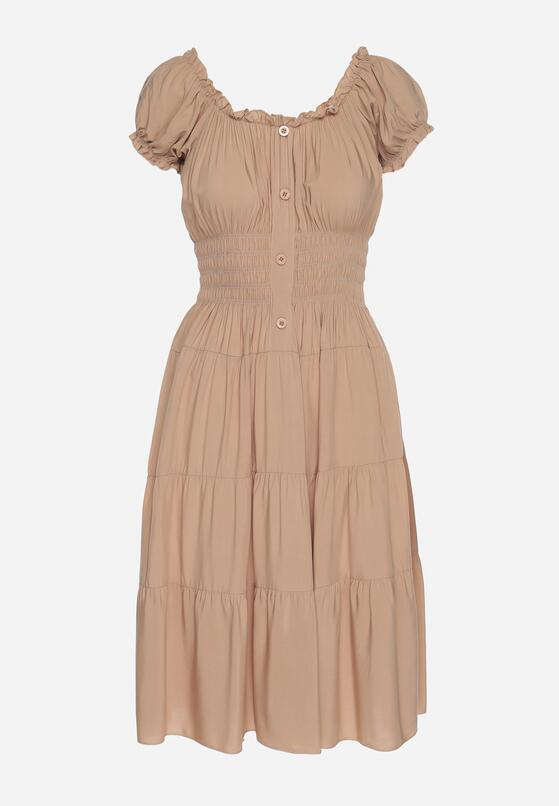 Rochie Bej închis 6