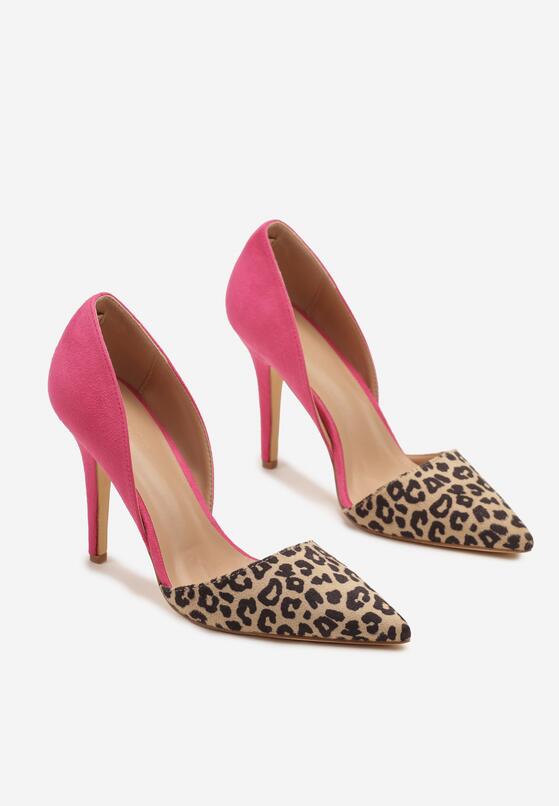 Pantofi stiletto Fucsia 5