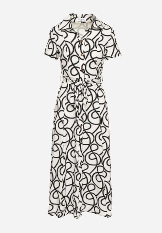 Rochie Neagră cu alb 6