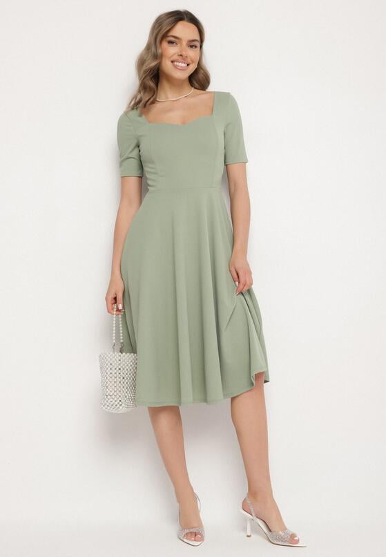 Rochie Verde deschis 2