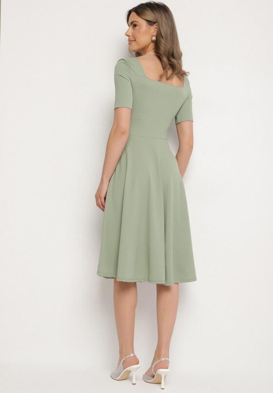Rochie Verde deschis 3