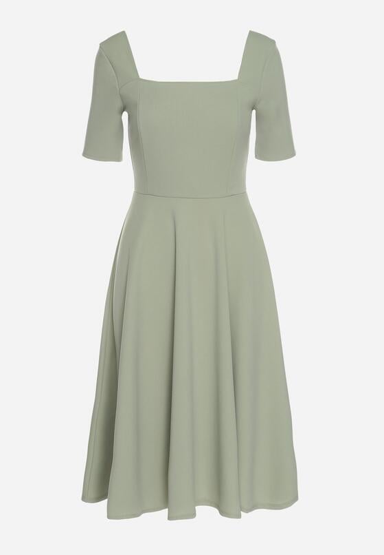Rochie Verde deschis 7