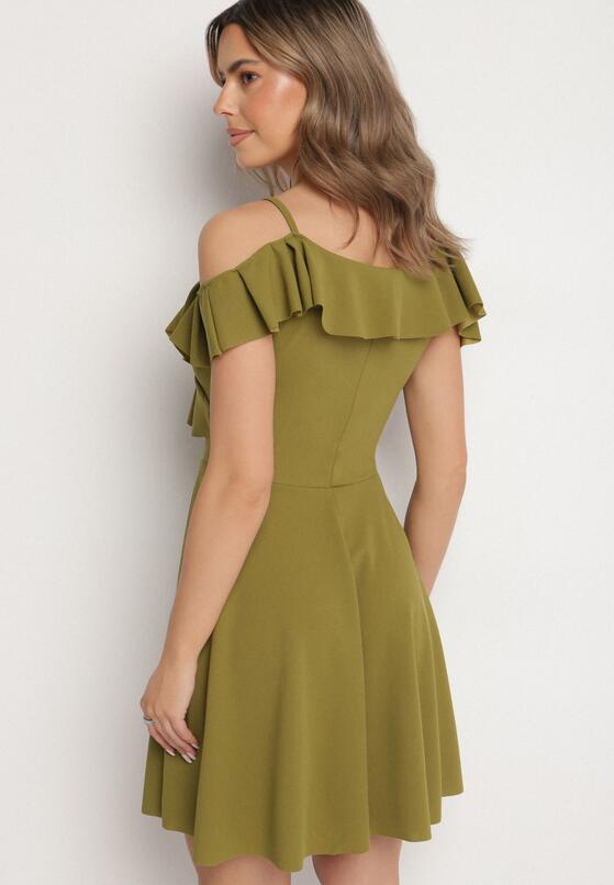 Rochie Verde deschis 3