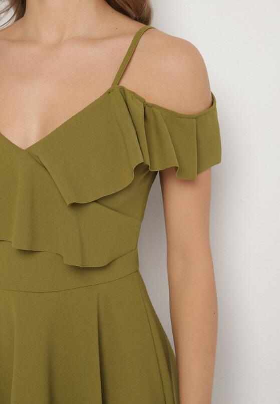Rochie Verde deschis 5