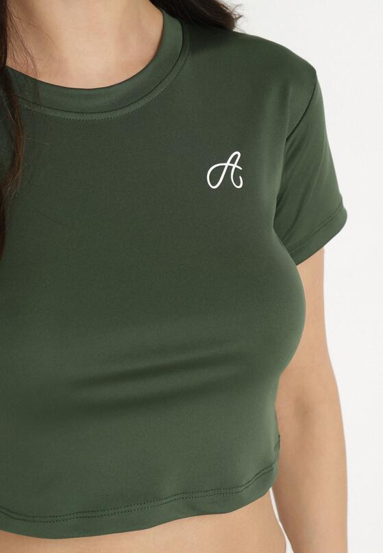 T-shirt Verde închis 5