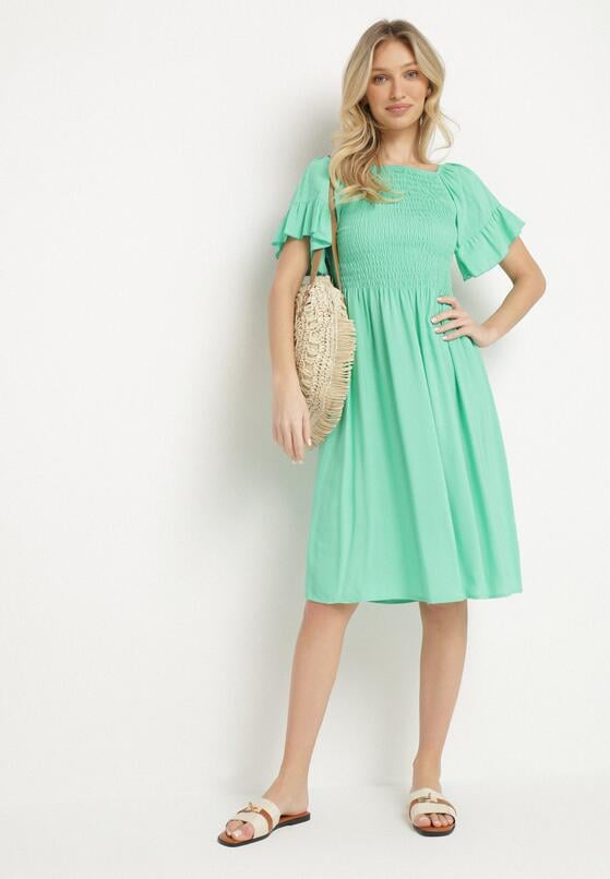 Rochie Verde deschis 2