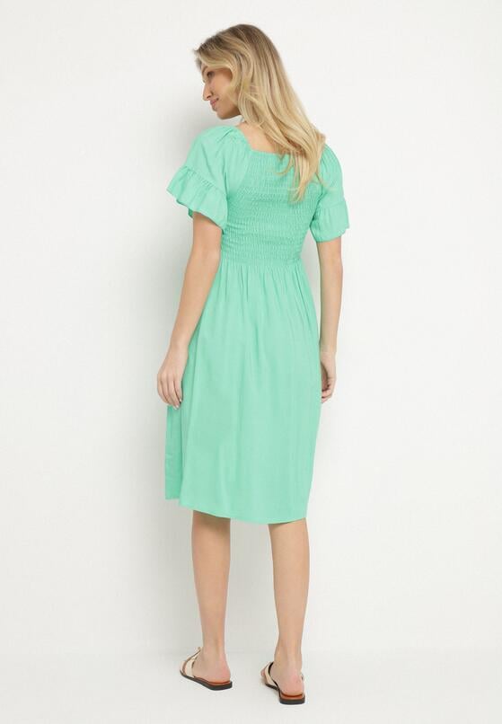 Rochie Verde deschis 3