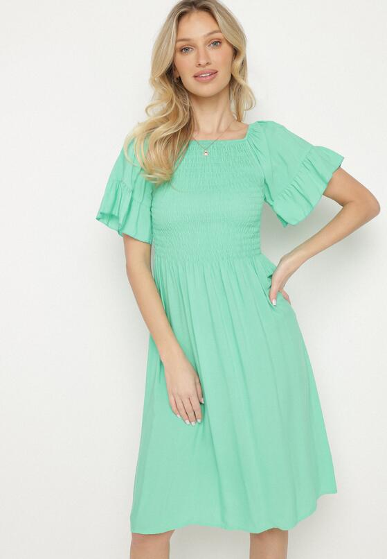 Rochie Verde deschis 4