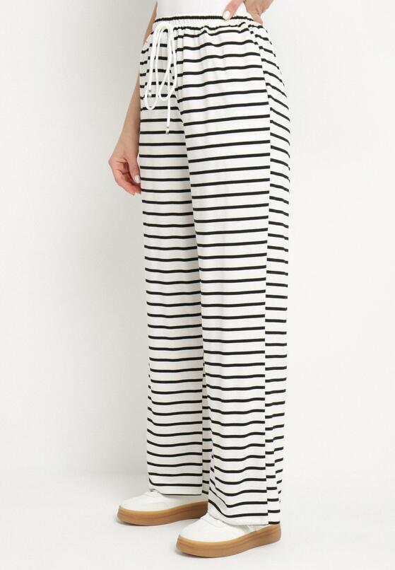 Pantaloni Negru cu alb 1