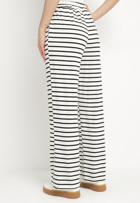 Pantaloni Negru cu alb 3