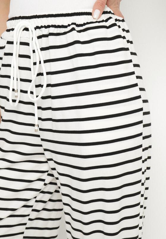 Pantaloni Negru cu alb 5