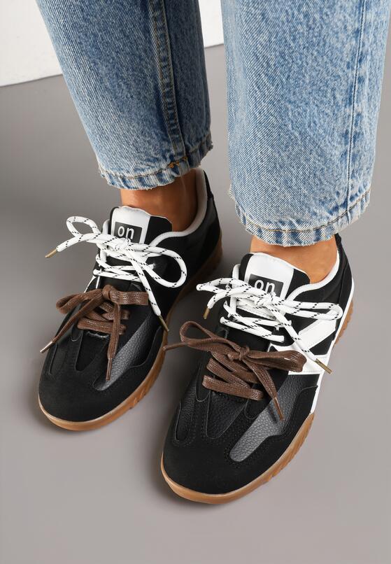 Sneakers Negru cu alb 3