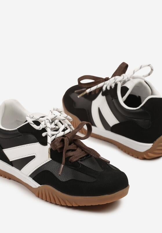 Sneakers Negru cu alb 6