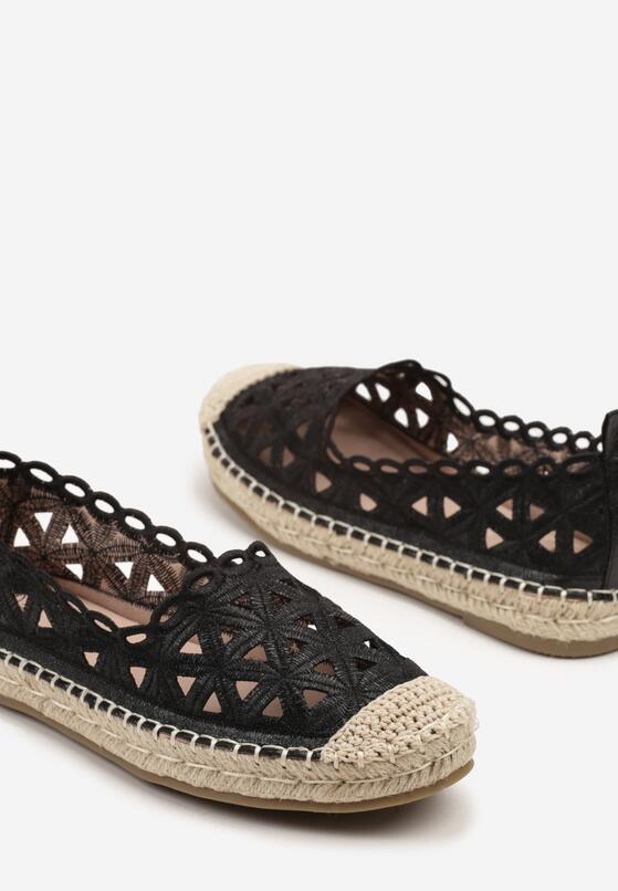 Fekete Espadrilles 6