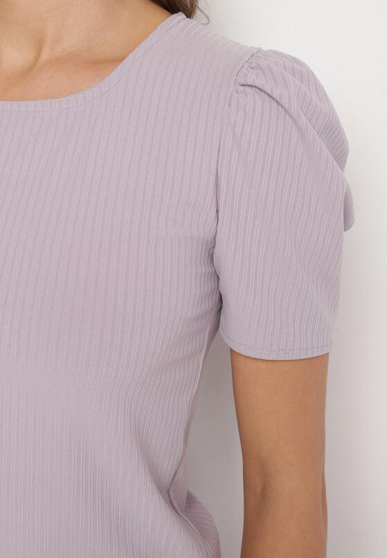 T-shirt Mov deschis 5