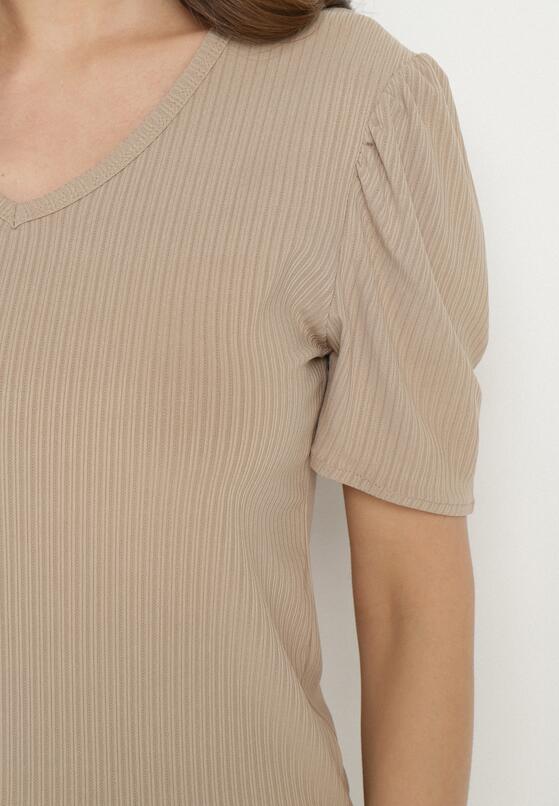 T-shirt Bej închis 5