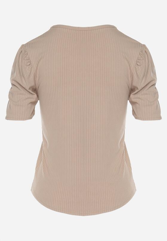 T-shirt Bej închis 7