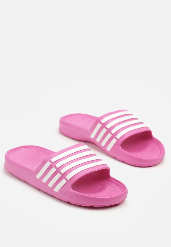 Papuci Fucsia cu alb 5