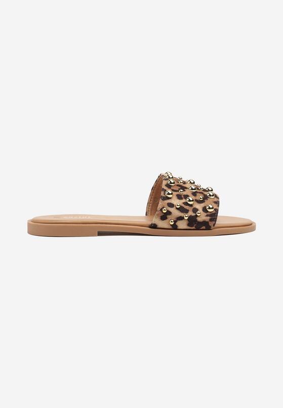 Papuci Imprimeu leopard 4