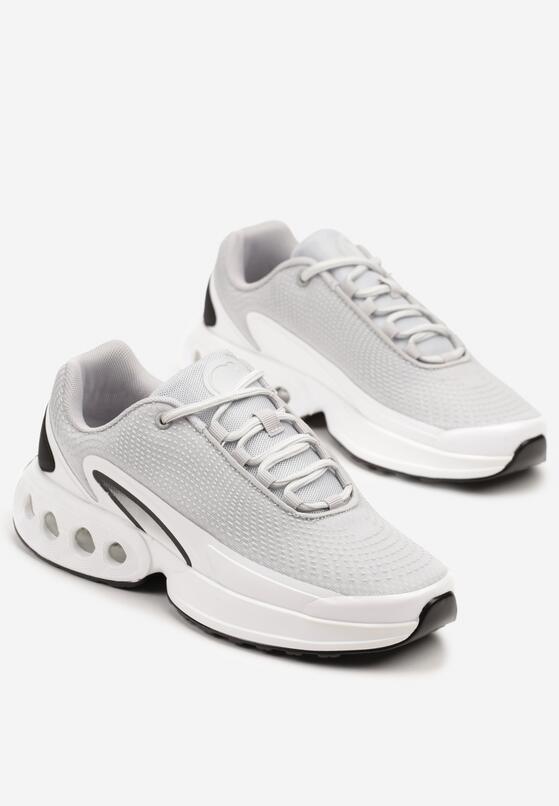 Pantofi sport Gri cu alb 2