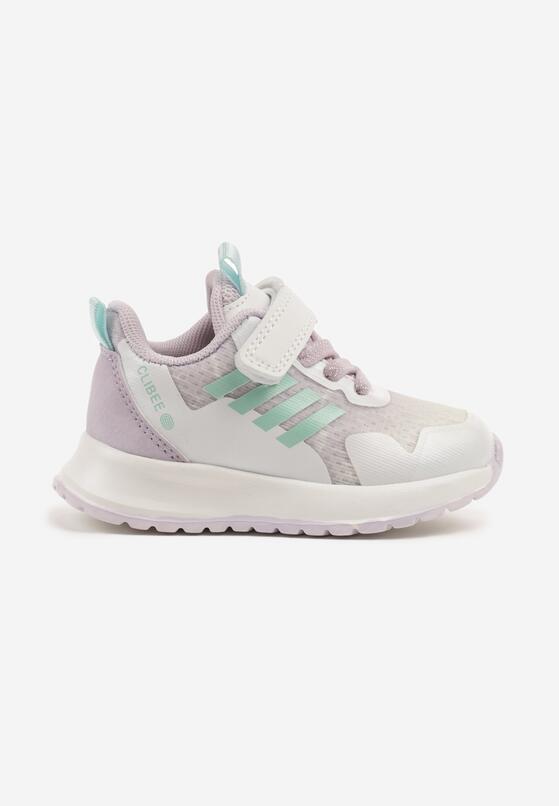 Biało-Zielone Buty Sportowe Sneakersy Clibee Ozdobione Paskami Alisse 1