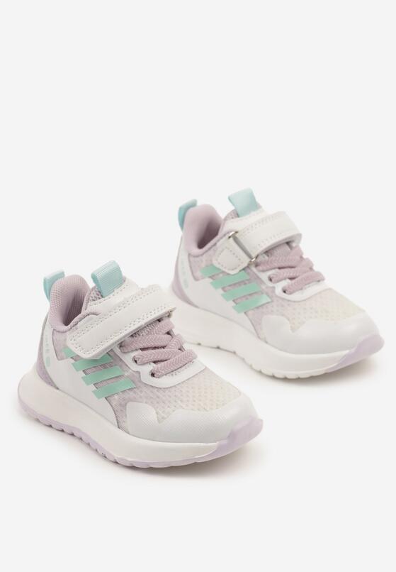Biało-Zielone Buty Sportowe Sneakersy Clibee Ozdobione Paskami Alisse 2