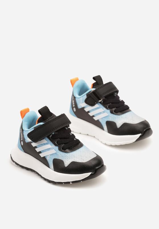 Czarno-Niebieskie Buty Sportowe Sneakersy Clibee Ozdobione Paskami Alisse 2