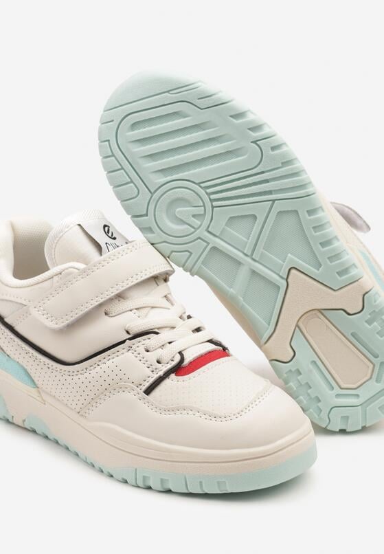 Pantofi sport Bej cu verde 3