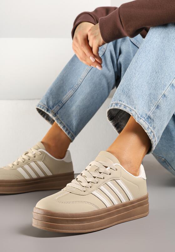 Sneakers Bej închis 2