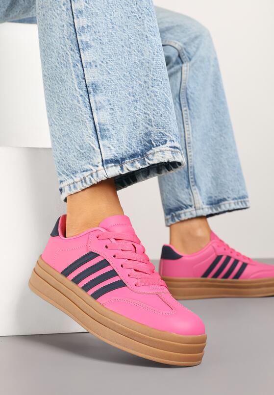 Sneakers Roz cu albastru 2
