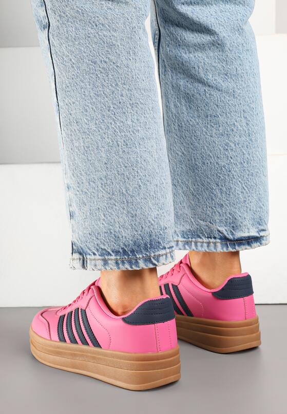 Sneakers Roz cu albastru 3