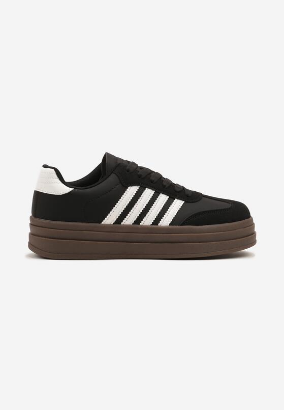 Sneakers Negru cu alb 4