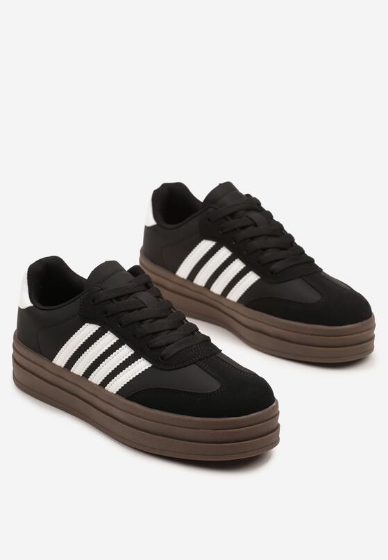 Sneakers Negru cu alb 5