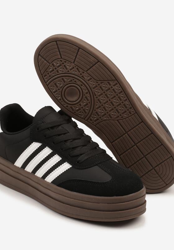 Sneakers Negru cu alb 6
