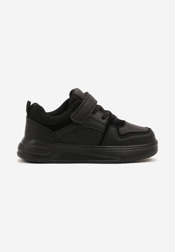 Czarne Buty Sportowe Sneakersy Clibee Ozdobione Perforacją Pareldi 1