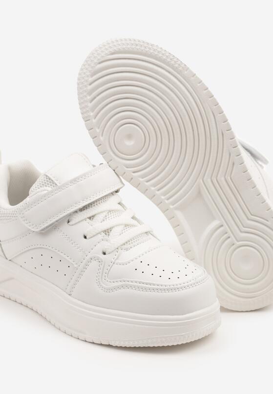 Białe Buty Sportowe Sneakersy Clibee Ozdobione Perforacją Pareldi 3