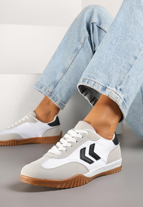 Sneakers Alb cu negru 1