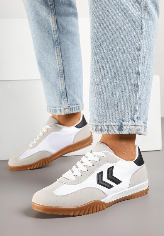 Sneakers Alb cu negru 3