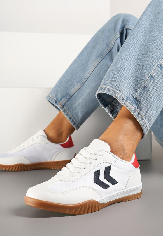 Sneakers Alb cu roșu 2