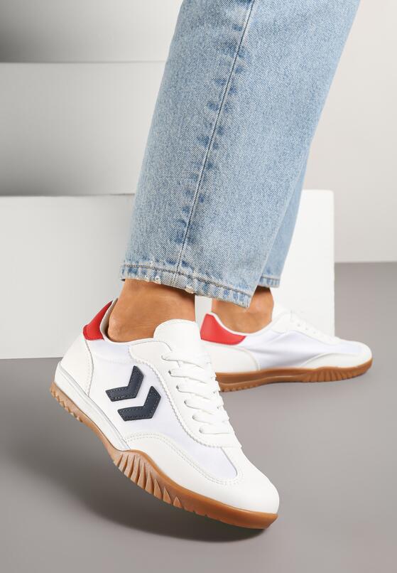 Sneakers Alb cu roșu 1