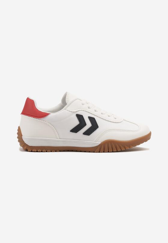 Sneakers Alb cu roșu 4