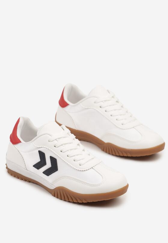 Sneakers Alb cu roșu 5