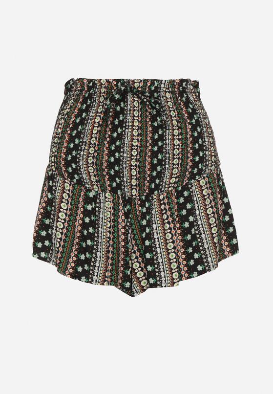 Pantaloni scurți Negru cu verde 6